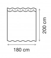 Duschvorhang Schuh 180 x 200 cm