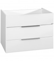 Fackelmann KARA Waschtischunterschrank Weiß, 2 Schubladen 59 x 79,5 x 49 cm