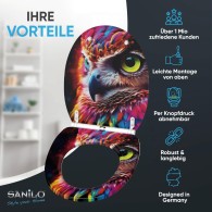 WC-Sitz mit Absenkautomatik und Schnellverschluss Aurora - Premium Toilettendeckel direkt vom Hersteller