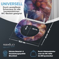 WC-Sitz mit Absenkautomatik und Schnellverschluss Nuvana - Premium Toilettendeckel direkt vom Hersteller