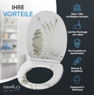 WC-Sitz mit Absenkautomatik Balance - Premium Toilettendeckel direkt vom Hersteller
