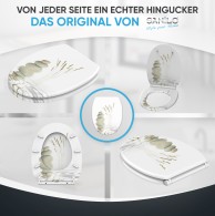 WC-Sitz mit Absenkautomatik Balance - Premium Toilettendeckel direkt vom Hersteller