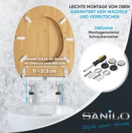 Soft Close Toilet Seat Bamboo