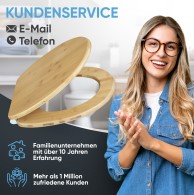 Soft Close Toilet Seat Bamboo