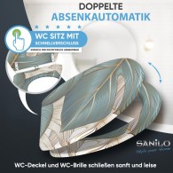 WC-Sitz mit Absenkautomatik und Schnellverschluss Beautiful - Premium Toilettendeckel direkt vom Hersteller