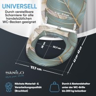 WC-Sitz mit Absenkautomatik und Schnellverschluss Beautiful - Premium Toilettendeckel direkt vom Hersteller