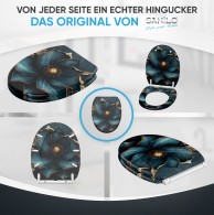 WC-Sitz mit Absenkautomatik und Schnellverschluss Bellezza - Premium Toilettendeckel direkt vom Hersteller