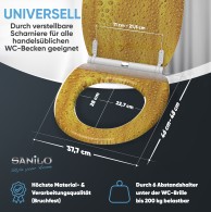WC-Sitz mit Absenkautomatik und Schnellverschluss Bier - Premium Toilettendeckel direkt vom Hersteller