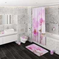 6-teiliges Badezimmer Set Blooming