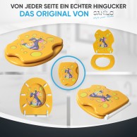 WC-Sitz mit Absenkautomatik und Schnellverschluss Cheesy - Premium Toilettendeckel direkt vom Hersteller