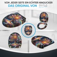 WC-Sitz mit Absenkautomatik und Schnellverschluss Cosmora - Premium Toilettendeckel direkt vom Hersteller