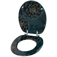 WC-Sitz Dahlien - Premium Toilettendeckel direkt vom Hersteller