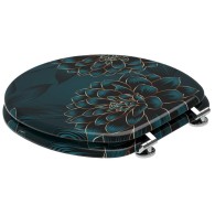 WC-Sitz Dahlien - Premium Toilettendeckel direkt vom Hersteller