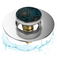 Pop-Up Waschbeckenstöpsel Dahlien