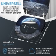 WC-Sitz mit Absenkautomatik und Schnellverschluss Earth - Premium Toilettendeckel direkt vom Hersteller