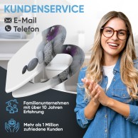 WC-Sitz mit Absenkautomatik und Schnellverschluss Energy Stones - Premium Toilettendeckel direkt vom Hersteller