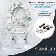 WC-Sitz mit Absenkautomatik und Schnellverschluss Eukalyptus - Premium Toilettendeckel direkt vom Hersteller