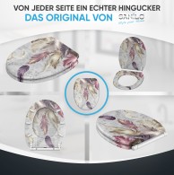 WC-Sitz mit Absenkautomatik und Schnellverschluss Federn - Premium Toilettendeckel direkt vom Hersteller