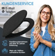 WC-Sitz mit Absenkautomatik und Schnellverschluss Glitzer Schwarz - Premium Toilettendeckel direkt vom Hersteller