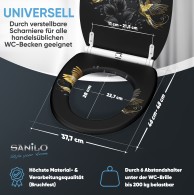 WC-Sitz mit Absenkautomatik und Schnellverschluss Goldenwing - Premium Toilettendeckel direkt vom Hersteller