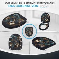 WC-Sitz mit Absenkautomatik und Schnellverschluss Goldfera - Premium Toilettendeckel direkt vom Hersteller