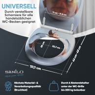 WC-Sitz mit Absenkautomatik und Schnellverschluss Goldfisch - Premium Toilettendeckel direkt vom Hersteller