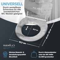 WC-Sitz mit Absenkautomatik und Schnellverschluss Good Feeling - Premium Toilettendeckel direkt vom Hersteller