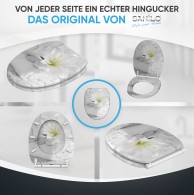WC-Sitz mit Absenkautomatik und Schnellverschluss Good Feeling - Premium Toilettendeckel direkt vom Hersteller