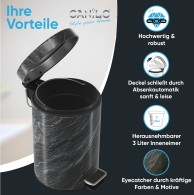Kosmetikeimer Granit 3 Liter
