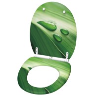 6-teiliges Badezimmer Set Green Leaf