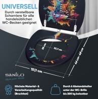 WC-Sitz mit Absenkautomatik und Schnellverschluss Guitar - Premium Toilettendeckel direkt vom Hersteller
