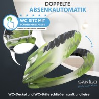 WC-Sitz mit Absenkautomatik und Schnellverschluss Harmony - Premium Toilettendeckel direkt vom Hersteller