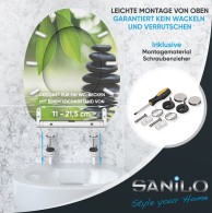 WC-Sitz mit Absenkautomatik und Schnellverschluss Harmony - Premium Toilettendeckel direkt vom Hersteller