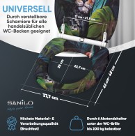 WC-Sitz mit Absenkautomatik und Schnellverschluss Hunter - Premium Toilettendeckel direkt vom Hersteller