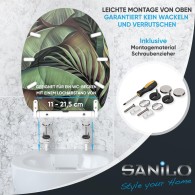 WC-Sitz mit Absenkautomatik und Schnellverschluss Jungle - Premium Toilettendeckel direkt vom Hersteller