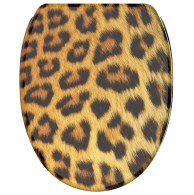 Soft Close Toilet Seat Leopard