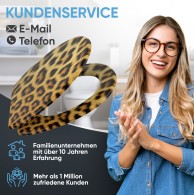 WC-Sitz mit Absenkautomatik und Schnellverschluss Leopardenfell - Premium Toilettendeckel direkt vom Hersteller
