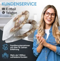 WC-Sitz mit Absenkautomatik und Schnellverschluss Lilly - Premium Toilettendeckel direkt vom Hersteller