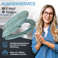 WC-Sitz mit Absenkautomatik und Schnellverschluss Lumber - Premium Toilettendeckel direkt vom Hersteller