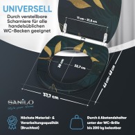 WC-Sitz mit Absenkautomatik und Schnellverschluss Luxury - Premium Toilettendeckel direkt vom Hersteller