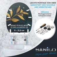 WC-Sitz mit Absenkautomatik und Schnellverschluss Luxury - Premium Toilettendeckel direkt vom Hersteller