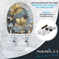 WC-Sitz mit Absenkautomatik und Schnellverschluss Tronela - Premium Toilettendeckel direkt vom Hersteller