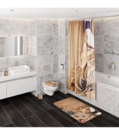 3-teiliges Badezimmer Set Maritime