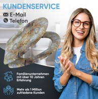 WC-Sitz mit Absenkautomatik und Schnellverschluss Marmor Braun - Premium Toilettendeckel direkt vom Hersteller