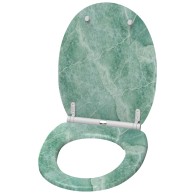 3-teiliges Badezimmer Set Marmor Grün