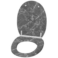 3-teiliges Badezimmer Set Marmor Grau