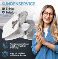 WC-Sitz mit Absenkautomatik und Schnellverschluss Newspaper - Premium Toilettendeckel direkt vom Hersteller