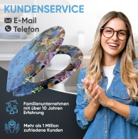 WC-Sitz mit Absenkautomatik und Schnellverschluss Ocean - Premium Toilettendeckel direkt vom Hersteller