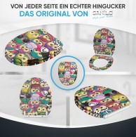 WC-Sitz mit Absenkautomatik und Schnellverschluss Owl - Premium Toilettendeckel direkt vom Hersteller