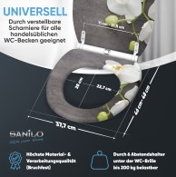 WC-Sitz mit Absenkautomatik und Schnellverschluss Pretty - Premium Toilettendeckel direkt vom Hersteller